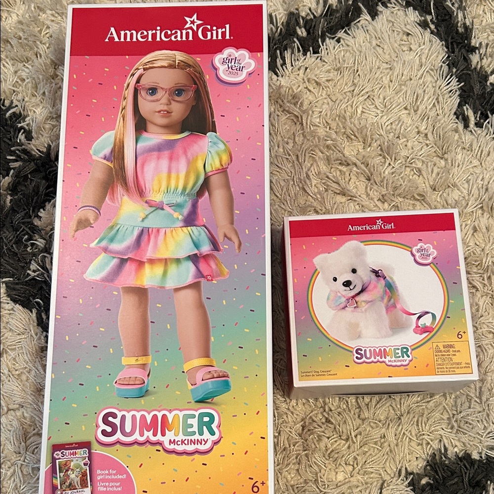 Summer 2025 American Girl Doll of the Year and Dog Crescent